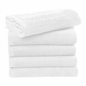 hímzett törölköző fehér