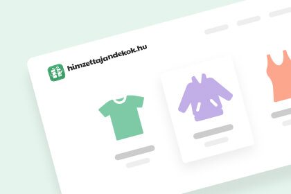 Válaszd ki, hogy milyen ajándéktárgyra szeretnél hímezni